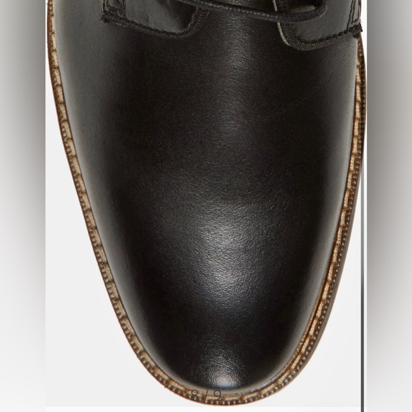 NWB Vince Camuto Mens Lamson Oxford Cap Toe Leather BLK 8 MSRP $189 - Picture 9 of 11